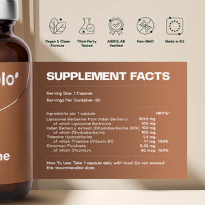 Prise en charge de la berbérine